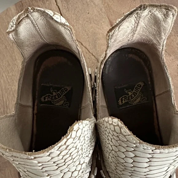 Freebird by Steven - Blade Snakeskin Ankle Boots - Picture 2 of 7